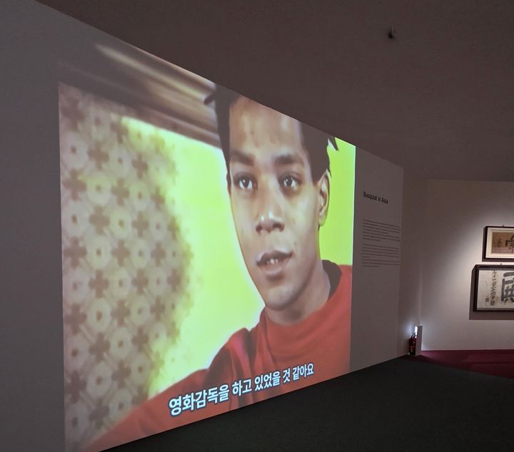 [사진=박현주 미술전문기자] 서울 동대문디자인플라자(DDP)에서 열린 '장 미셸 바스키아: 과거와 미래를 잇는 상징적 기호들' 전시 전경. 2025.09.30. hyun@newsis.com *재판매 및 DB 금지