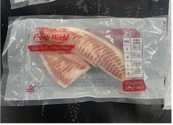 [서울=뉴시스] 회수 대상 제품 정보 냉동틸라피아(F.포장횟감용) (사진=식약처 제공) 2025.09.30. photo@newsis.com *재판매 및 DB 금지