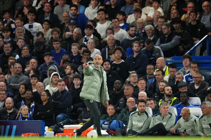 [런던=AP/뉴시스]첼시의 마레스카 감독. 2025.09.30.