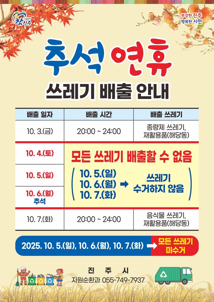[진주=뉴시스]진주시, 추석연휴 환경 산림분야 종합대책 추진.(사진=진주시 제공).2025.10.01.photo@newsis.com *재판매 및 DB 금지