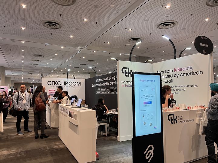 씨티케이 '메이크업 인 뉴욕' 전시회 현장. (사진=씨티케이) *재판매 및 DB 금지