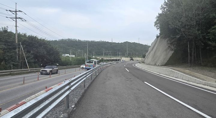 임시 개통 준비하는 단양 우덕지구 5번 국도 *재판매 및 DB 금지