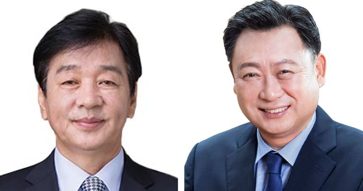 [부산=뉴시스] 부산시의회 최도석 의원(왼쪽)과 김철훈 전 영도구청장. (사진=부산시의회, 김철훈 전 구청장 페이스북) 2025.10.01. photo@newsis.com *재판매 및 DB 금지