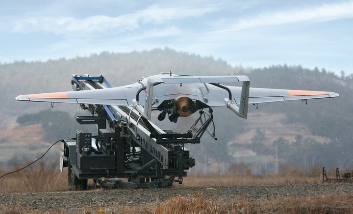 [서울=뉴시스] 대한항공이 개발한 전술급 무인기 KUS-9.(사진=대한항공 제공). 2025.10.1. photo@newsis.com *재판매 및 DB 금지