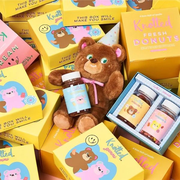 [서울=뉴시스] 노티드 자사 캐릭터 슈가베어. (사진=노티드 제공) *재판매 및 DB 금지