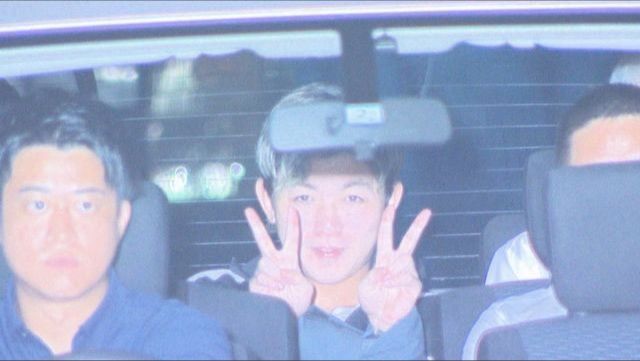 [뉴시스] 교제하던 여성의 10대 딸을 협박해 차에 태운 뒤 양손과 양발을 묶고 음란 행위를 한 건설 노동자 쿠보 료키(21). (사진=요미우리TV 방송) 2025.10.1 *재판매 및 DB 금지