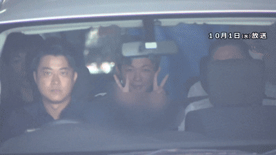 [뉴시스] 교제하던 여성의 10대 딸을 협박해 차에 태운 뒤 양손과 양발을 묶고 음란 행위를 한 건설 노동자 쿠보 료키(21). (사진=요미우리TV 방송) 2025.10.1 *재판매 및 DB 금지