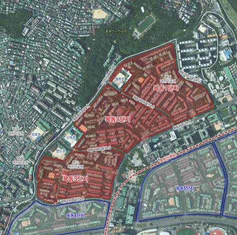 [서울=뉴시스] 목동1.2.3단지 위치도 (양천구 목동 901,902,903번지 일대). 2025.10.02. (자료=서울시 제공) *재판매 및 DB 금지