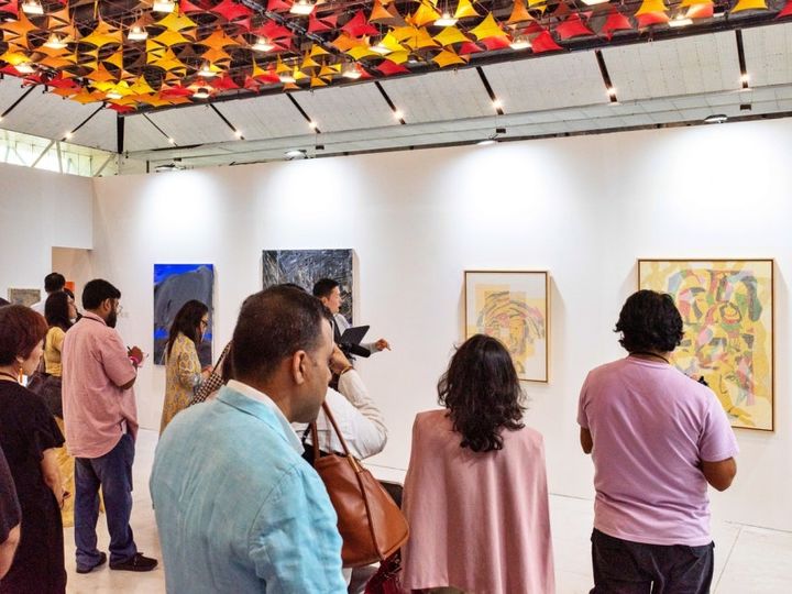 '아트아시아 델리 2025' 전시 전경. *재판매 및 DB 금지