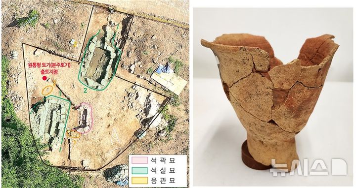 [김해=뉴시스]김해 예안리고분군 발굴. (사진=김해시 제공). 2025.10.02. photo@newsis.com