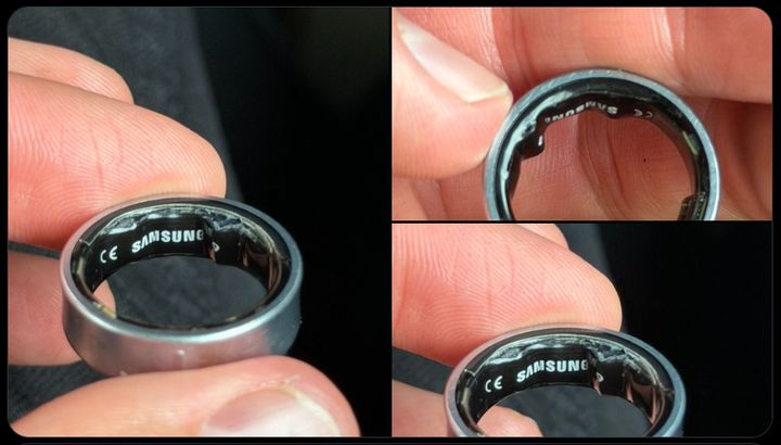 [서울=뉴시스] IT 유튜버 다니엘 로타가 자신의 X(옛 트위터)에 올린 갤럭시 링 스웰링 현상. (사진=다니엘 로타 X 계정) 2025.10.02. photo@newsis.com *재판매 및 DB 금지