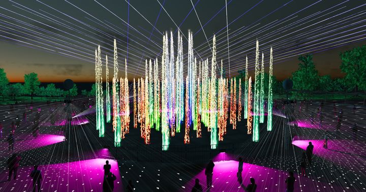 소닉 오로라_박성민, 멀티채널 오디오 설치, 2025 *재판매 및 DB 금지