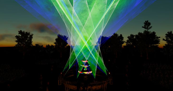 루미나 로즈_크리에이티브 합, 레이저 맵핑, 2025 *재판매 및 DB 금지