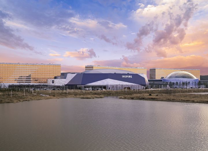 [서울=뉴시스] 인스파이어 아레나 전경. (사진=인스파이어 엔터테인먼트 리조트 제공) *재판매 및 DB 금지