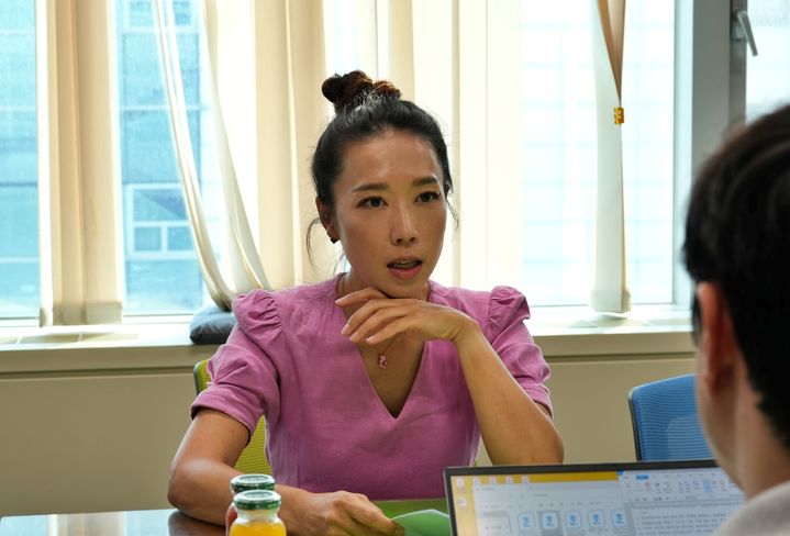 [부산=뉴시스] 김진희 부산연구원 환경정책연구원이 지난 2일 뉴시스와 인터뷰를 하고 있다. (사진=부산연구원 제공) 2025.10.04. photo@newsis.com *재판매 및 DB 금지