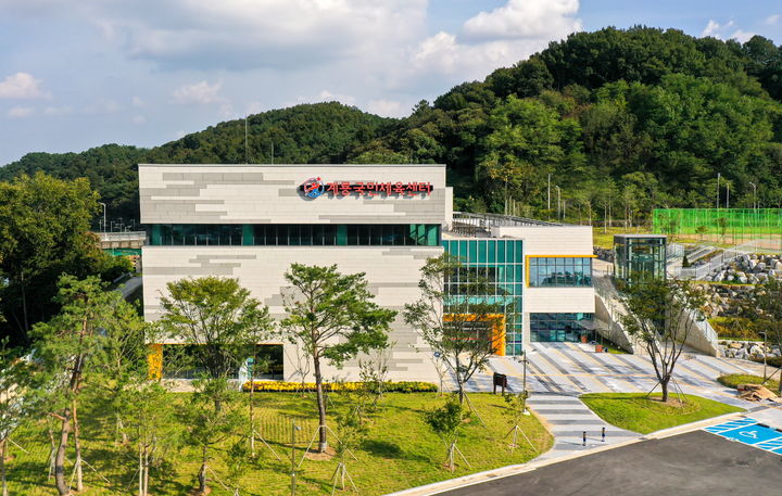 [계룡=뉴시스]계룡국민체육센터 전경. 2025. 10. 10 photo@newsis.com *재판매 및 DB 금지