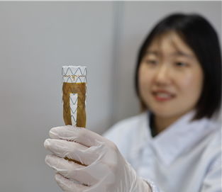 [서울=뉴시스] 한양대 연구팀이 개발한 스텐트 근위부 부착형 초박막 유연 센서. (사진=한양대 제공) 2025.10.02. photo@newsis.com *재판매 및 DB 금지