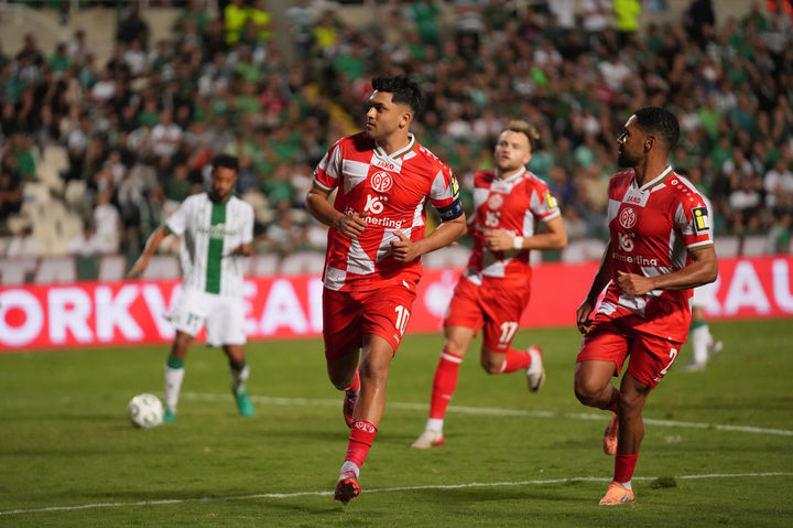 [니코시아=AP/뉴시스]이재성 결장한 마인츠, 콘퍼런스리그 첫 경기 승리. 2025.10.02.