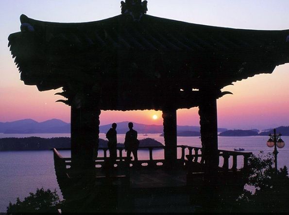 [목포=뉴시스]목포 유달산 낙조. *재판매 및 DB 금지