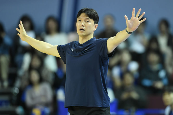 [서울=뉴시스] 프로농구 서울 삼성의 김효범 감독. (사진=KBL 제공) *재판매 및 DB 금지