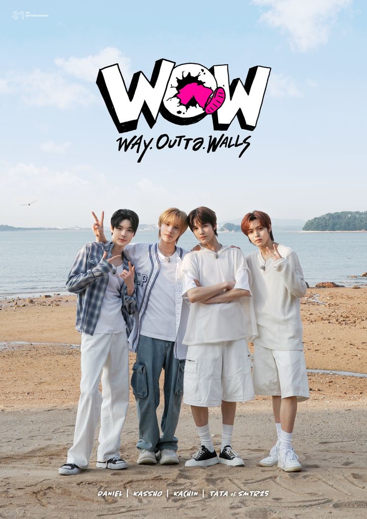 [서울=뉴시스] SM엔터테인먼트의 남자 연습생 팀 SMTR25이 첫 자체 콘텐츠 'W.O.W!'(더블유 오 더블유)를 론칭한다. (사진=SM엔터테인먼트 제공) 2025.10.03. photo@newsis.com *재판매 및 DB 금지