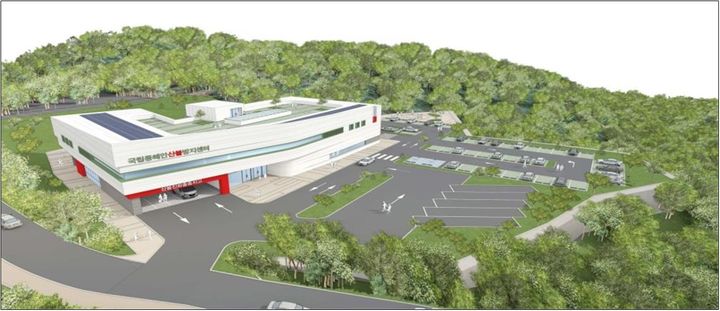 [안동=뉴시스] 국립 동해안 산불방지센터 조감도. (사진=경북도 제공) 2025.10.05. photo@newsis.com *재판매 및 DB 금지