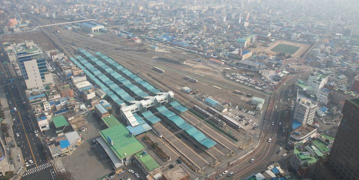 [목포=뉴시스]호남선의 종착역 목포역. (사진=목포시 제공) 2025.10.05. photo@newsis.com *재판매 및 DB 금지