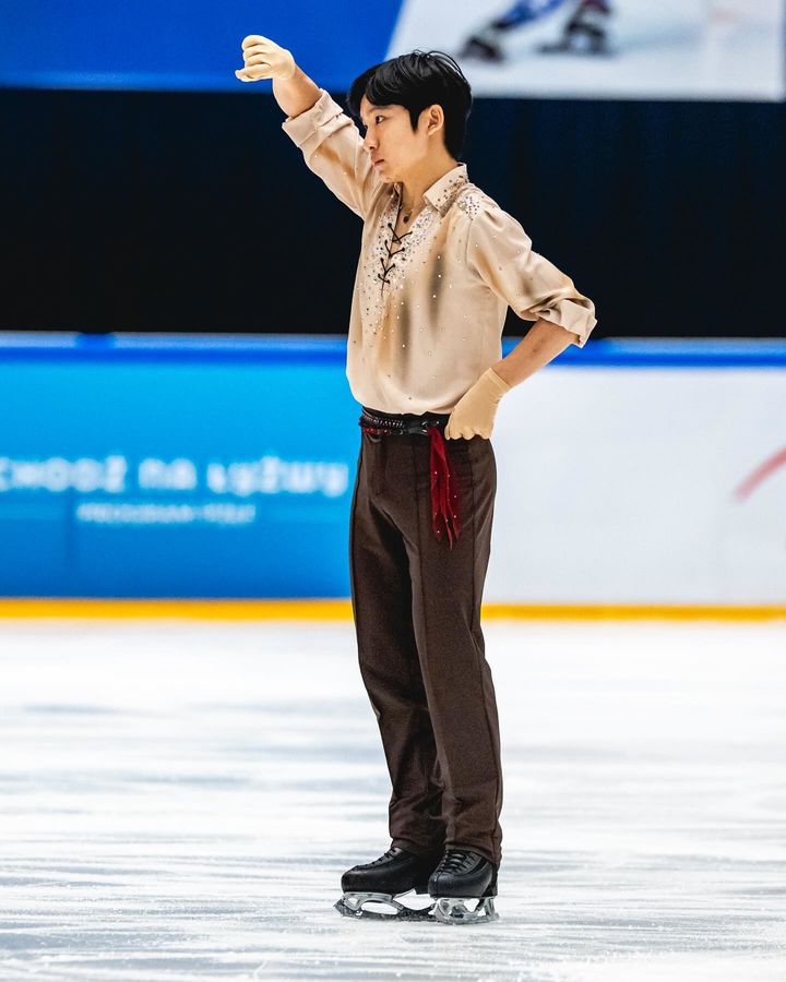 [서울=뉴시스]피겨 최하빈, 6차 주니어 GP 우승…생애 첫 파이널 진출. (사진=ISU 소셜미디어 캡처)