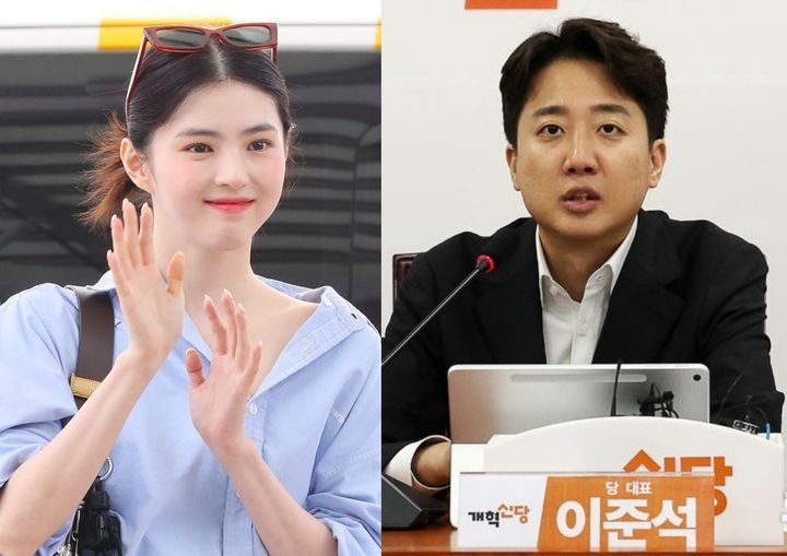 [서울=뉴시스] 왼쪽부터 한소희, 이준석 개혁신당 대표. (사진=뉴시스 DB) 2025.10.07. photo@newsis.com *재판매 및 DB 금지