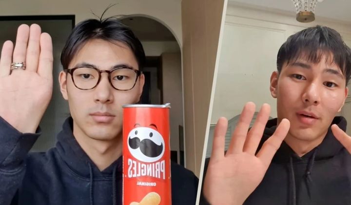 [뉴시스] 손가락 8개를 가지고 태어난 알버스. (사진=SCMP 캡처) 2025.10.8 *재판매 및 DB 금지