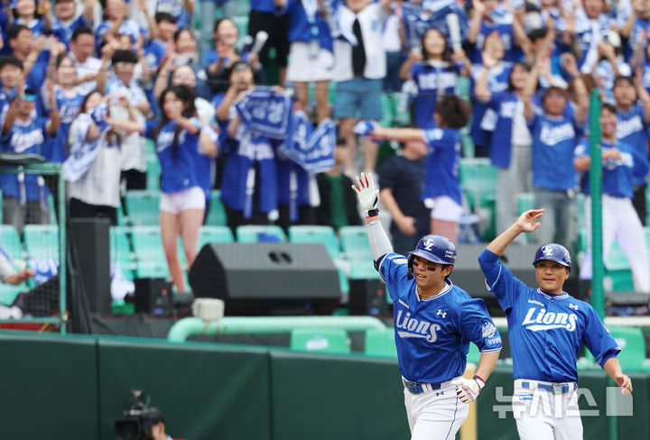 재가동 시작한 삼성 '홈런 공장'…'WC 침묵' 디아즈도 3안타 폭발[준PO]