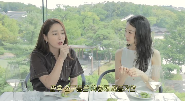 [서울=뉴시스] 이민정(왼쪽), 손연재. (사진=유튜브 채널 '손연재 sonyeonjae' 캡처) 2025.10.10. photo@newsis.com *재판매 및 DB 금지