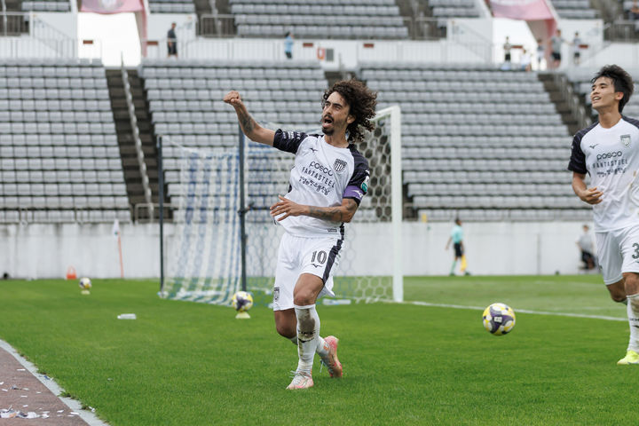 [서울=뉴시스] 프로축구 K리그2 전남 드래곤즈의 발디비아. (사진=한국프로축구연맹 제공) *재판매 및 DB 금지