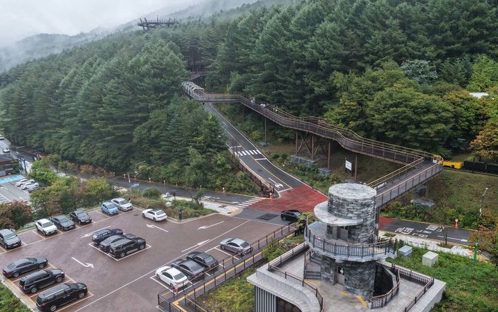 태백산국립공원 하늘전망대 주변 전경.(사진=태백산국립공원 제공) *재판매 및 DB 금지