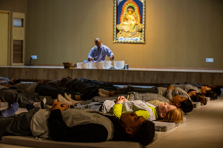 [서울=뉴시스] 양양 낙산사 소리 명상 (사진=한국불교문화사업단 제공) 2025.10.10. photo@newsis.com *재판매 및 DB 금지