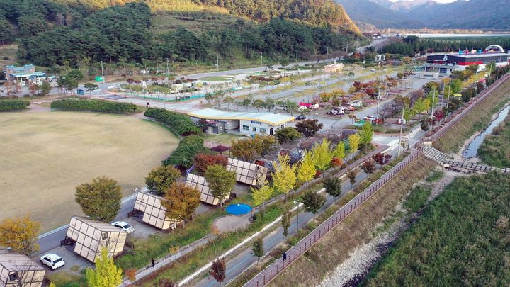 [정읍=뉴시스] 정읍 내장산 국민여가캠핑장. *재판매 및 DB 금지