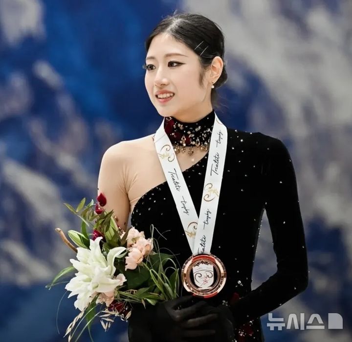 [서울=뉴시스]피겨 이해인, 조지아 대회 동메달. (사진=디제이매니지먼트 제공)