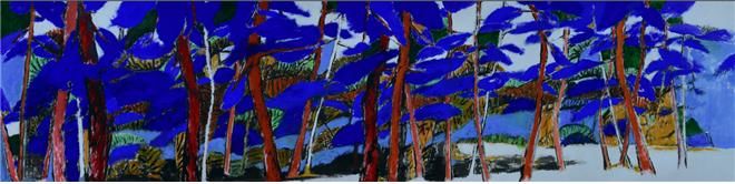  [안동=뉴시스] '생명의 노래(松韻) (그림=김규승 작) 2025.10.11. photo@newsis.com *재판매 및 DB 금지