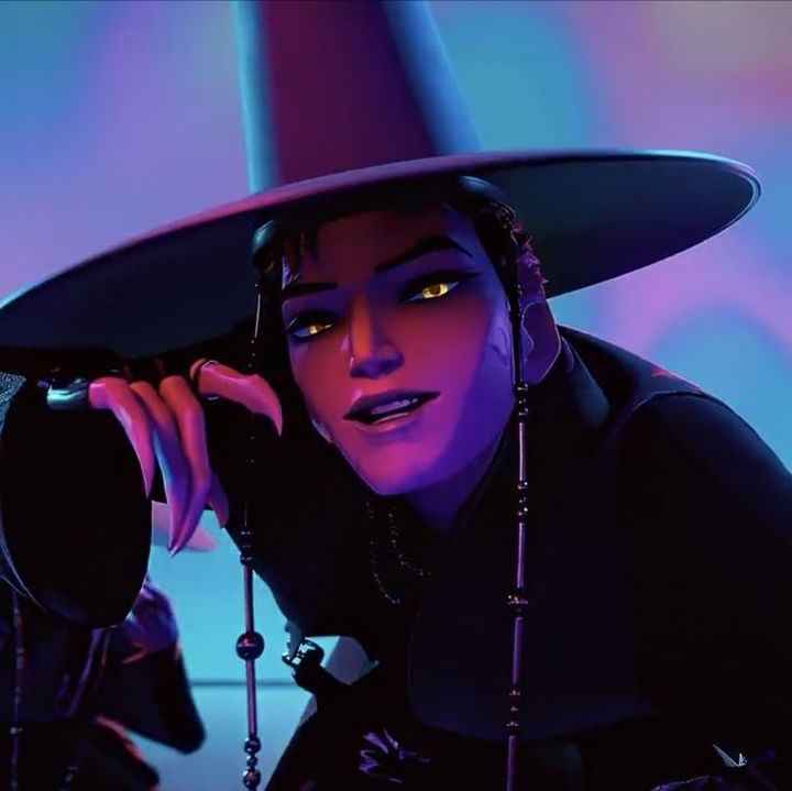 [서울=뉴시스] 넷플릭스 애니메이션 '케이팝 데몬 헌터스(케데헌)'의 인기에 힘입어 한국 전통 의상 '갓'이 세계적 주목을 받고 있지만, 전통 방식으로 갓을 제작하는 기술 국가무형유산 '갓일'은 심각한 소멸 위기에 놓인 것으로 나타났다. 사진은 케데헌 속 사자보이즈 진우가 갓을 쓰고 춤을 추는 장면. (사진 = 넷플릭스 캡처) 2025.10.12. *재판매 및 DB 금지