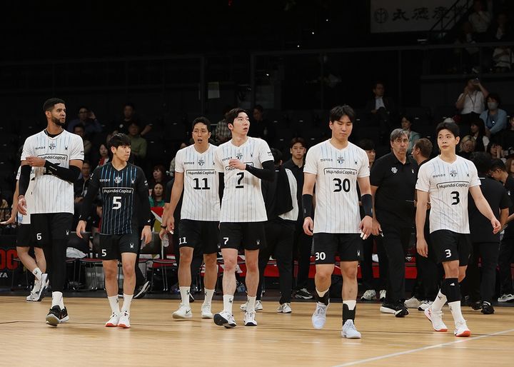 일본 나고야에서 전지훈련을 소화 중인 남자배구 현대캐피탈. (사진=현대캐피탈 제공).. 2025.10.12. *재판매 및 DB 금지