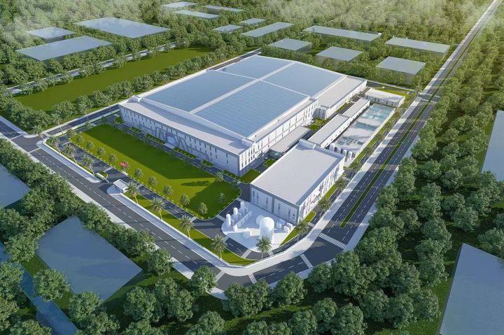 [서울=뉴시스] OCI홀딩스가 지분 65%를 인수한 베트남 웨이퍼 공장의 조감도.(사진=OCI홀딩스 제공). 2025.10.13. photo@newsis.com *재판매 및 DB 금지