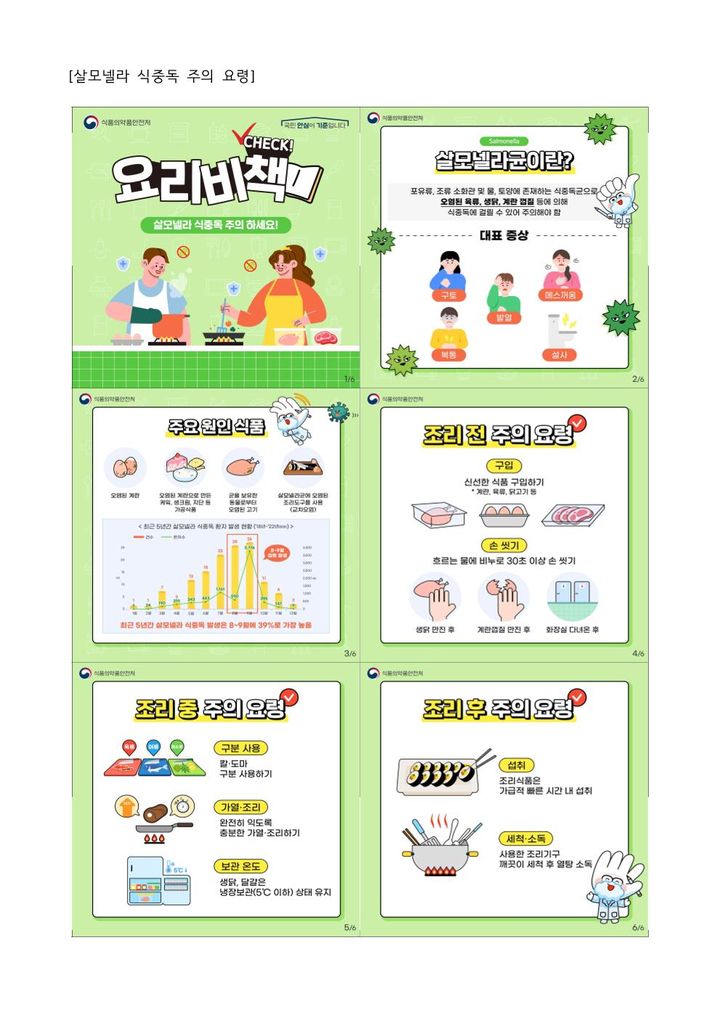 [양산=뉴시스] 가을철 식중독 주의 안내문. (사진=양산시 제공) 2025.10.13. photo@newsis.com *재판매 및 DB 금지