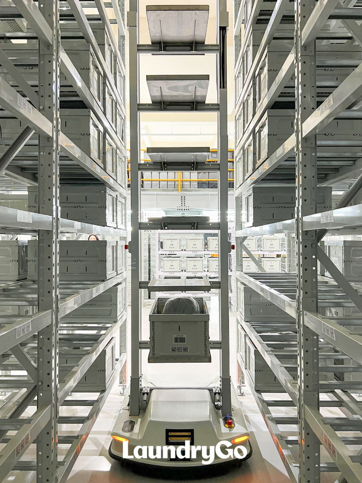 [서울=뉴시스] 런드리고의 자율 로봇 시스템인 랩스(LAPS) (사진=런드리고 제공) 2025.10.18. photo@newsis.com *재판매 및 DB 금지