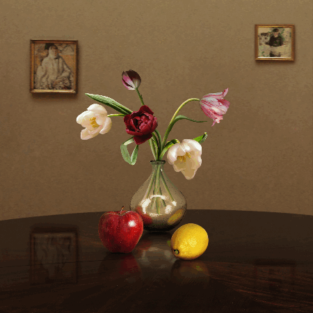  배준성, The Costume of Painter - Still life with lemon, pomegranate 3D, 2021 *재판매 및 DB 금지