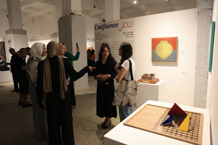 이집트 카이로 현대미술제 ‘CIAD' 주빈국 한국 전시 전경. 사진=한국국제문화교류진흥원 제공 *재판매 및 DB 금지