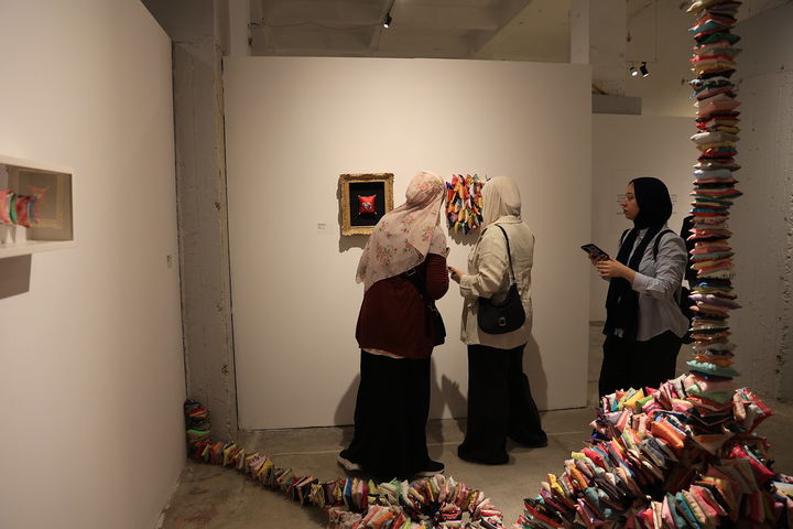 이집트 카이로 현대미술제 ‘CIAD' 주빈국 한국 전시 전경. 사진=한국국제문화교류진흥원 제공 *재판매 및 DB 금지