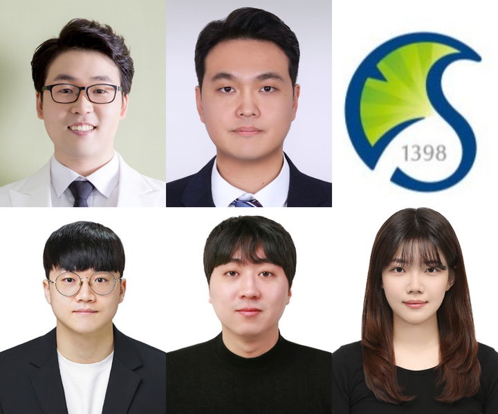 [서울=뉴시스] (왼쪽 위부터 시계방향으로) 성균관대 강보석 교수, 광주과학기술원 김현호 교수, 금오공대 최다은 석사과정생, 성균관대 최현규·박효광 박사과정생. (사진=성균관대 제공) 2025.10.13. photo@newsis.com *재판매 및 DB 금지