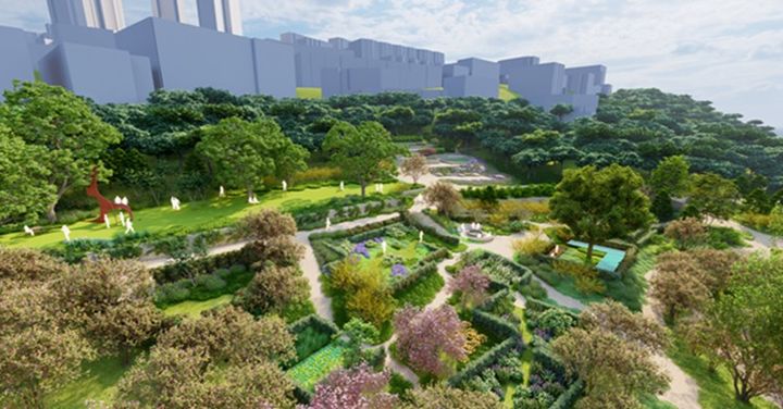 [부산=뉴시스] 해운대 달맞이공원 조감도 (그림=부산시 제공) 2025.10.14. photo@newsis.com *재판매 및 DB 금지