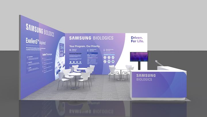 [서울=뉴시스] 바이오플러스-인터펙스 코리아 2025 삼성바이오로직스 부스. (사진=삼성바이오로직스 제공) 2025.10.14. photo@newsis.com *재판매 및 DB 금지