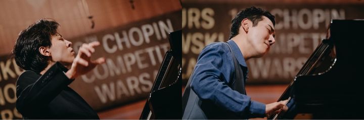 [서울=뉴시스] (왼쪽부터) 피아니스트 이혁과 이효 형제. (사진=쇼팽 국제 피아노 콩쿠르 홈페이지) 2025.10.14. photo@newsis.com *재판매 및 DB 금지